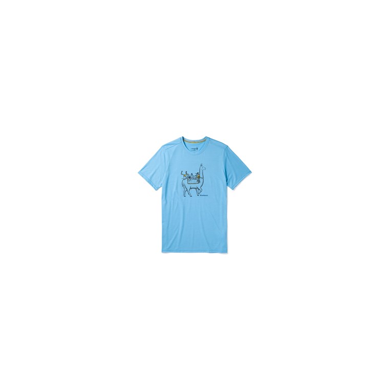 Smartwool Men's Merino Sport 150 Llama AdventuresTee - Outdoor T-Shirt