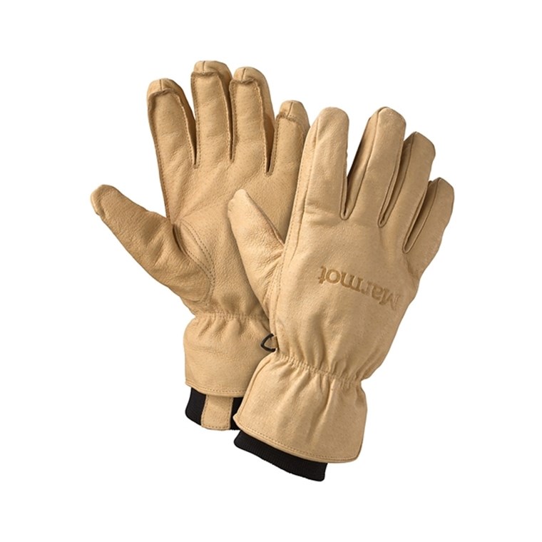 Marmot Basic Ski Glove Tan - Fingerhandschuhe Damen