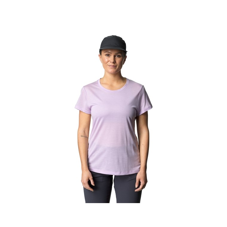 Houdini W's Tree Tee Purple Heather - Outdoor T-Shirt
