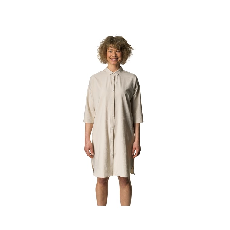 Houdini W's Route Shirt Dress Foggy Mountain - Kleid