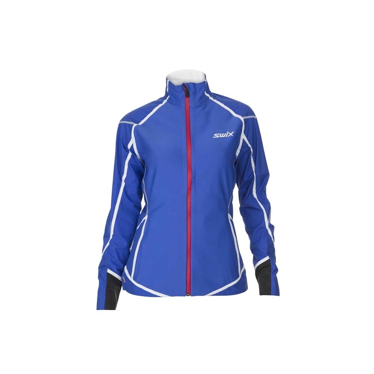 Swix V Elite Jacket W  Mazarin Blue/Bright Fuchsia - Damenjacke