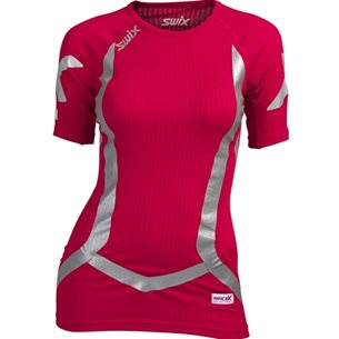 Swix Vistech Racex Bodyw SS - Woman Bright Fuchsia - Outdoor T-Shirt