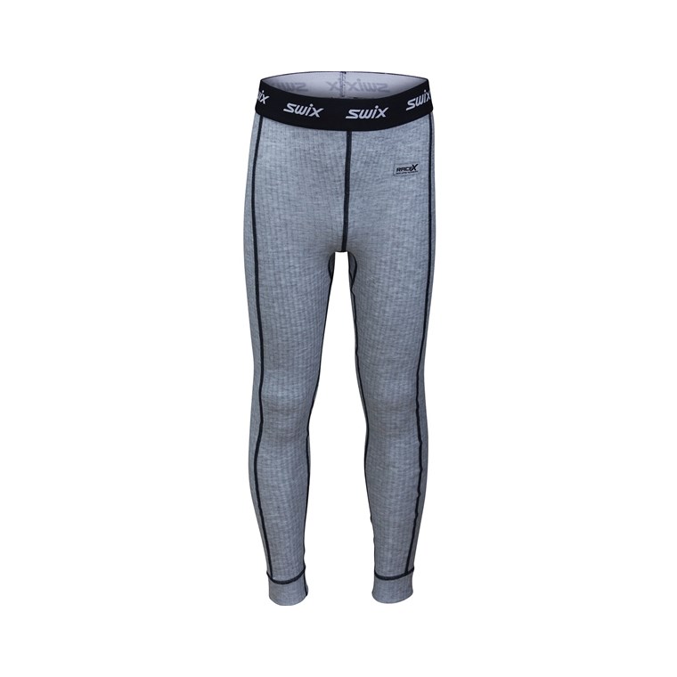 Swix Racex Bodyw Pants Junior Grey Melange - Unterziehhose für Langlaufski