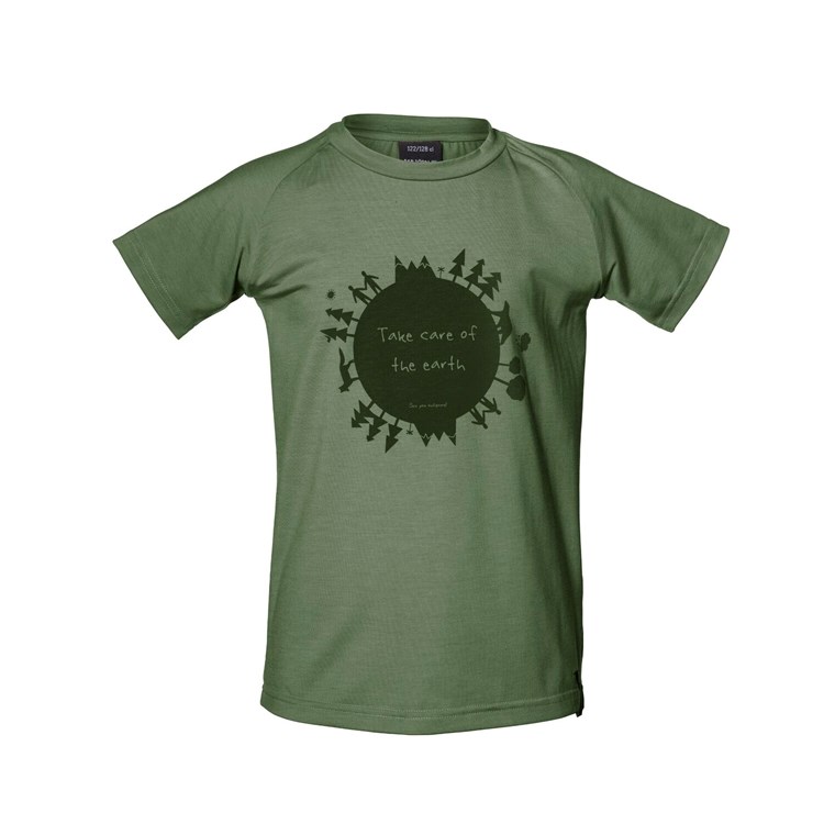Isbjörn Earth Tee Kids Moss - T-Shirts für Kinder