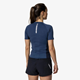 Swix Roadline Racex Short Sleeve W  Lake Blue/Dark Navy - Syntetisch Unterhemd Damen