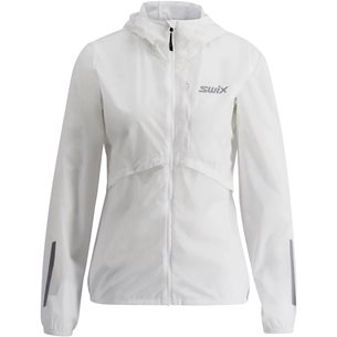 Swix Pace Wind Light Hooded Jacket W Bright White - Damenjacke