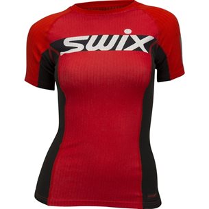 Swix Racex Carbon SS W Fiery Red - Unterhemd Damen