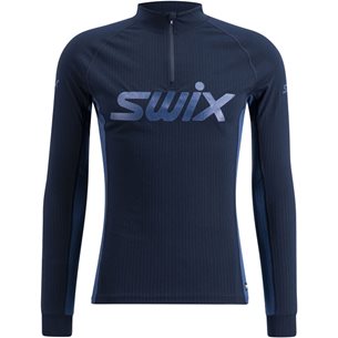 Swix Racex Bodyw Halfzip M  Dark Navy/Lake Blue - Syntetisch Unterhemd Herren