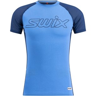 Swix Racex Light SS M Cloud Blue / Lake Blue - Syntetisch Unterhemd Herren