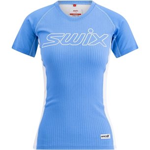 Swix Racex Light SS W  Cloud Blue / Bright White - Syntetisch Unterhemd Damen
