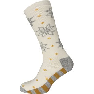 Ulvang Maristua Sock Vanilla/Grey Melange/Spruce Yellow - Socken Damen