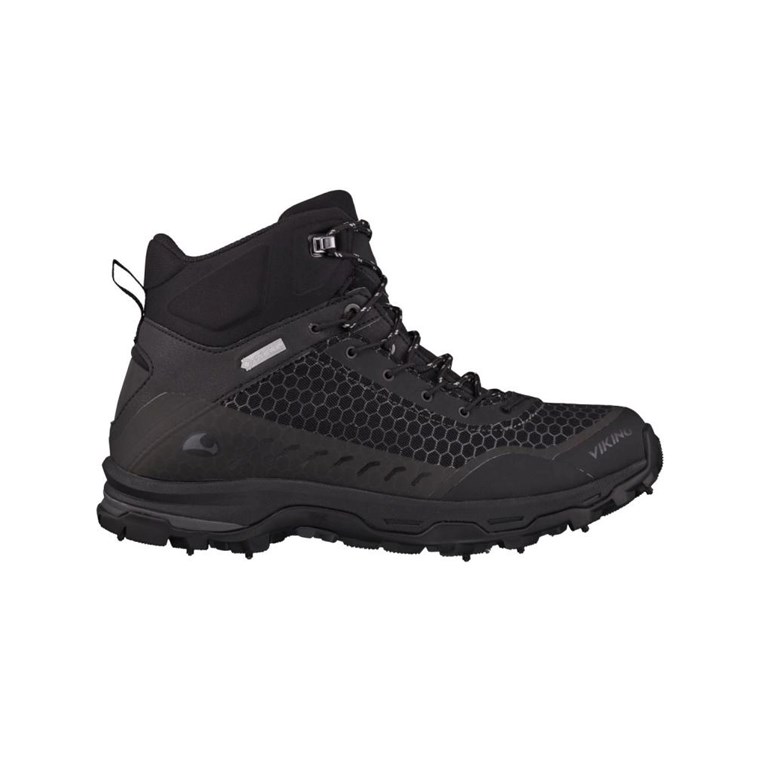 Viking Rask Spikes GTX M Black/Charcoal - Herren-Boots