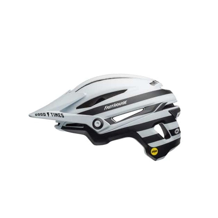 Bell Sixer Mips Mat White Fasthouse Mat White/Black Fasthouse - Fahrradhelm MTB