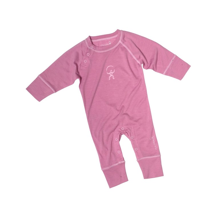 Isbjörn Husky Baby Jumpsuit Dusty Pink - Babyoveralls