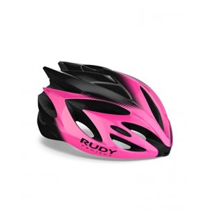 Rudy Project Helmet Rush Black Pink Fluo/Black