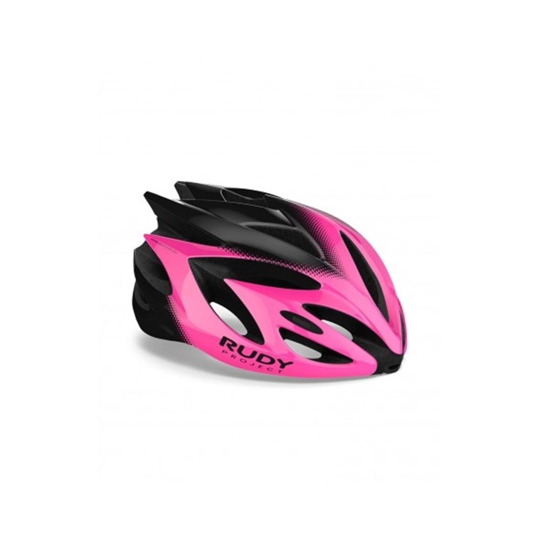 Rudy Project Helmet Rush Black Pink Fluo/Black