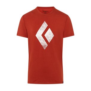 Black Diamond M SS Chalked Up Tee Red Rock - Outdoor T-Shirt