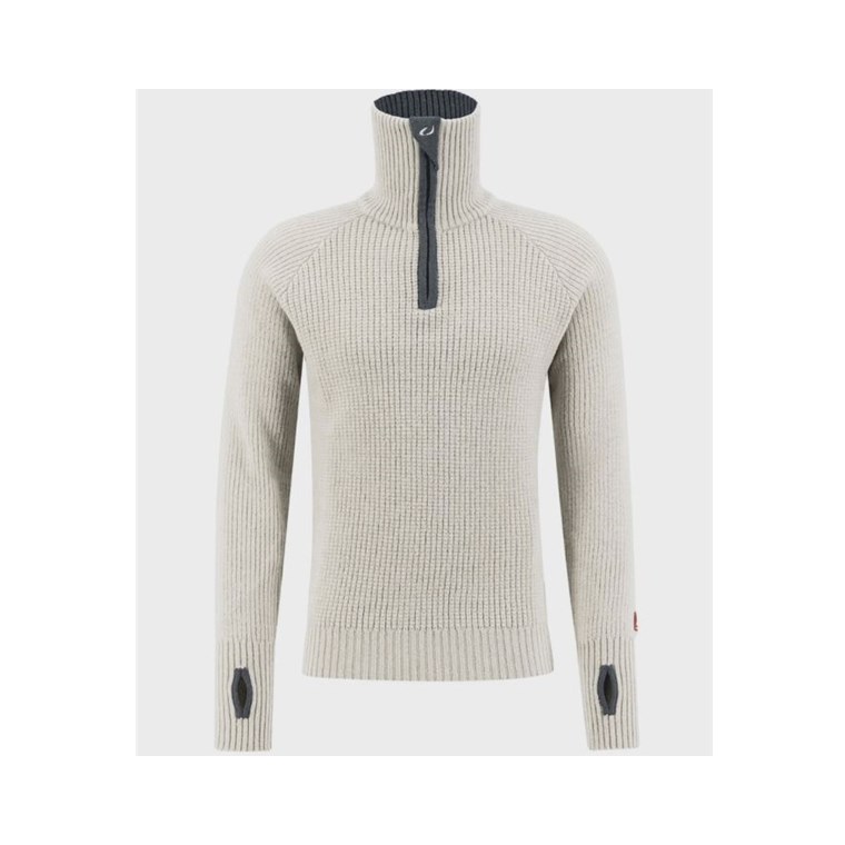 Ulvang Rav Sweater W/Zip Agate Grey/Urban Chic - Pullover Damen