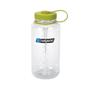 Nalgene Flaska 1,0 L WM Clear/Gree - Trinkflasche