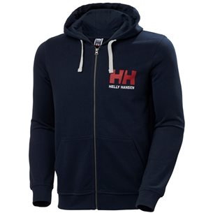 Helly Hansen HH Logo Full Zip Hoodie Navy - Hoodie Herren
