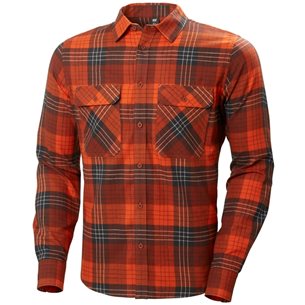 Helly Hansen Lokka Organic Flannel LS Shirt Iron Oxide Plaid - Hemd Herren