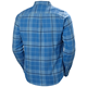 Helly Hansen Lokka Organic Flannel LS Shirt Blue Fog - Hemd Herren