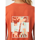 Helly Hansen W Skog Recycled Graphic Tee Terracotta - Outdoor T-Shirt
