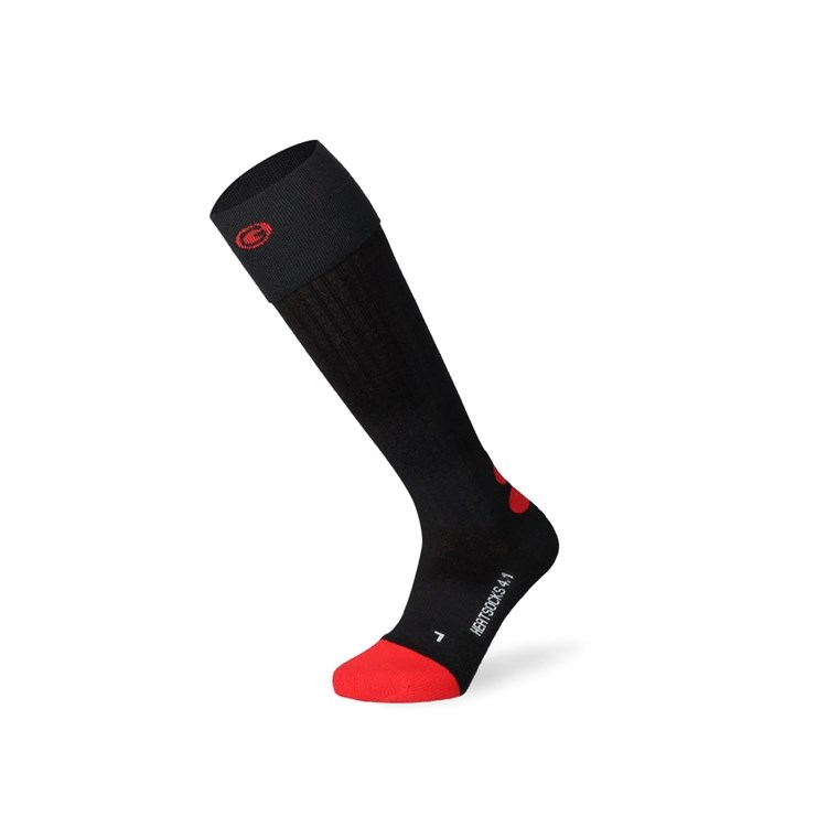 Lenz Heat Sock 4.1 Toe Cap Black - Socken Damen