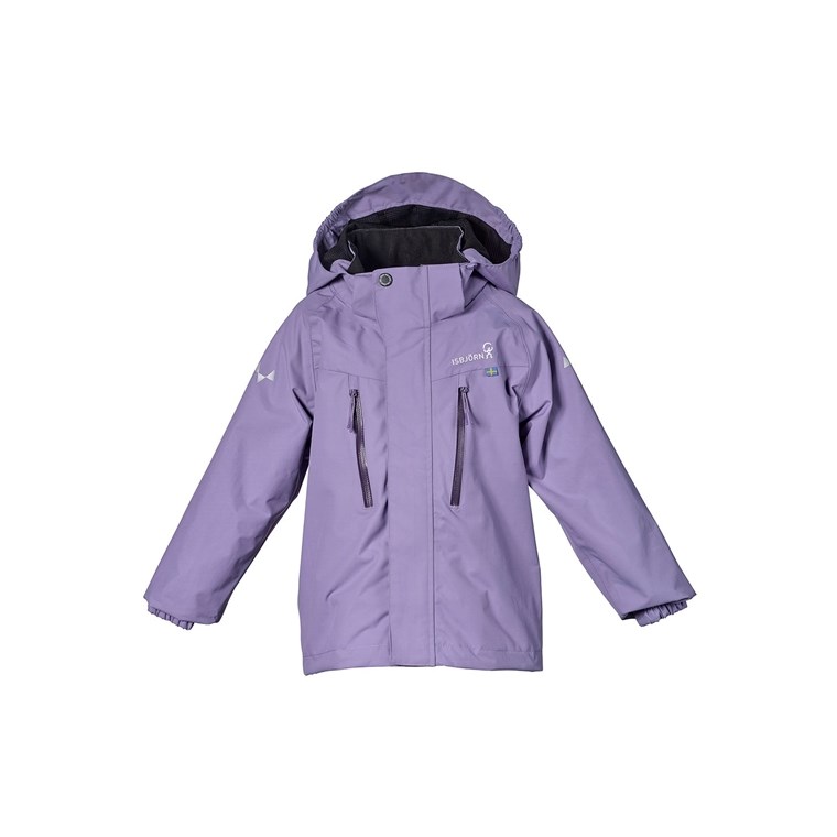 Isbjörn Storm Hardshell Jacket Kids Moss 98/104 Lavender - Kinderjacken