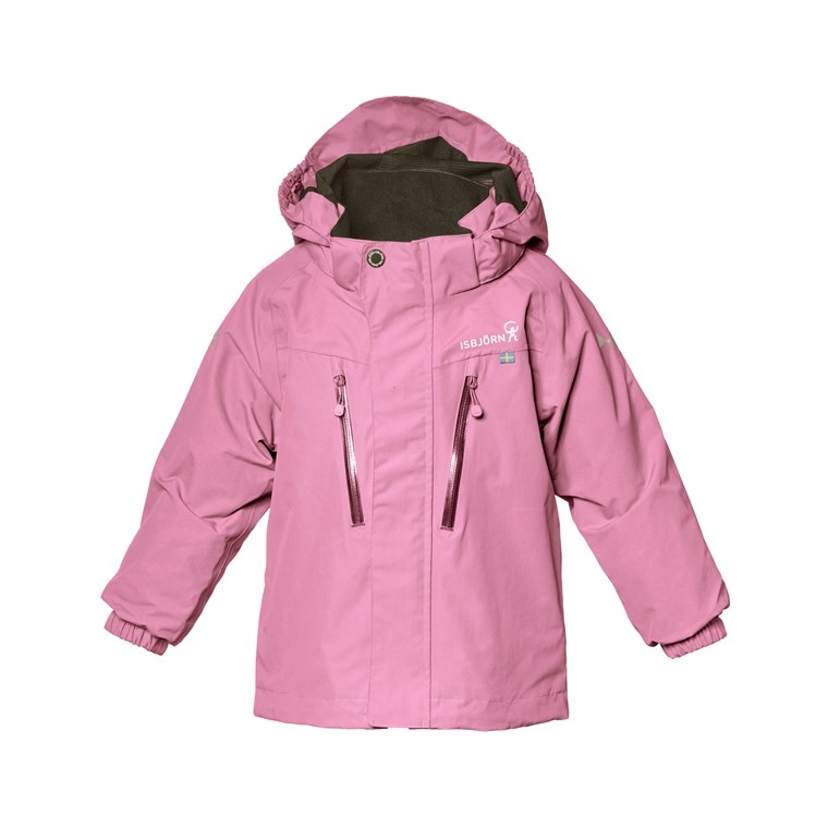 Isbjörn Storm Hardshell Jacket Kids Moss 98/104 Dusty Pink - Kinderjacken