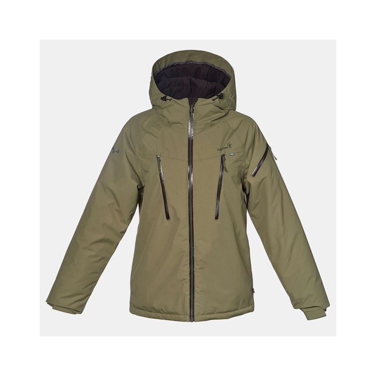 Isbjörn Carving Winter Jacket Youth Moss