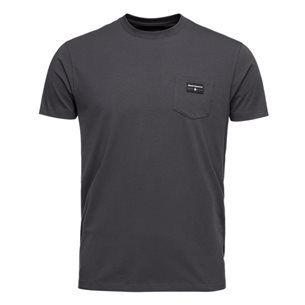 Black Diamond M Pocket Label Tee Carbon - Outdoor T-Shirt