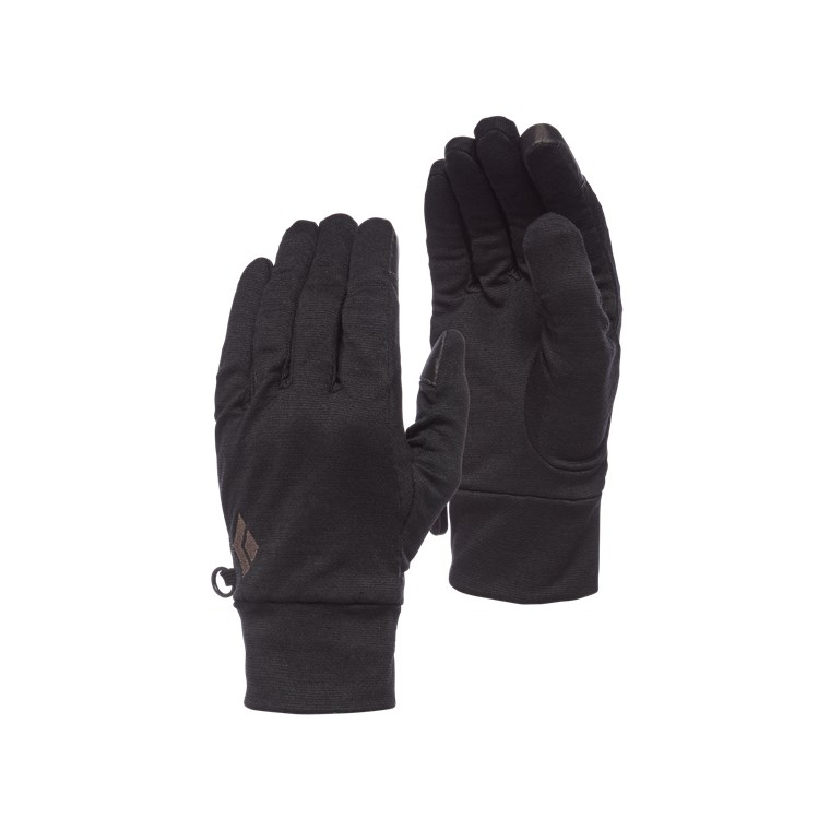 Black Diamond Lightweight Wooltech Gloves Anthracite - Innenhandschuhe Damen