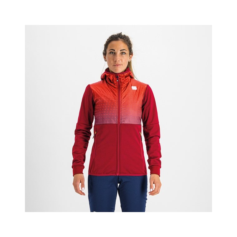 Sportful Rythmo W Jacket Red Rumba / Pompelmo - Damenjacke