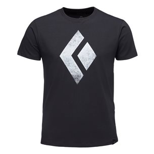 Black Diamond M Chalked Up SS Tee Black - Outdoor T-Shirt