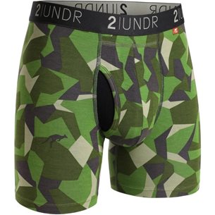2UNDR Swing Shift Boxer Green Camouflage - Unterhose Herren