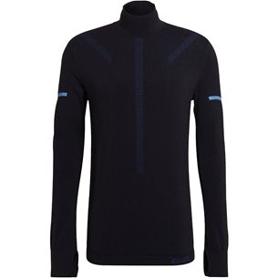 adidas PK Midlayer Black Melange/Bold Blue - Pullover Herren