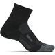 Feetures M10 Ultra Light Quarter Socks Charcoal - Laufsocken