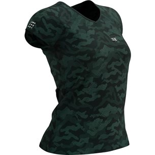 Compressport Training SS T-shirt Silver Pine - T-Shirt, Damen