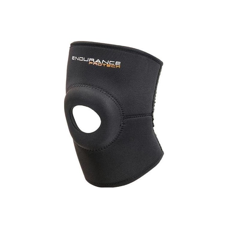Endurance Protech Neoprene Open Knee Support Black - Sportpflege