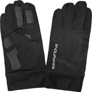 Endurance Watford Running Gloves Black Solid