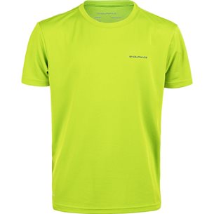 Endurance Vernon Performance S/S Tee Safety Yellow - T-Shirts für Kinder