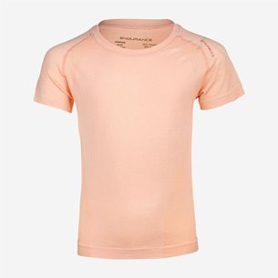 Endurance Halen Seamless T-Shirt Dusty Peach - T-Shirt, Damen