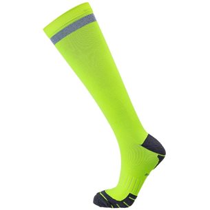 Endurance Torent Reflect. Long Compression Sock Safety Yellow - Laufsocken