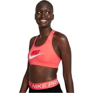 Nike Dri-Fit swoosh Bra Magic Ember/Chil - Sport-BH, Damen
