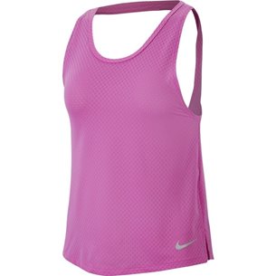 Nike Breathe Miler Tank Top Active Fuchsia/Refle - Ärmelloses Shirt, Damen