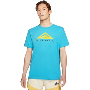 Nike Dri-Fit Tee SS Trail Chlorine Blue - T-Shirt, Herren
