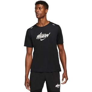Nike Rise 365 SS WR GX Black - T-Shirt, Herren