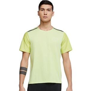 Nike Dri-Fit Rise 365 Run Division Tee Lt Lemon Twist/R - T-Shirt, Herren