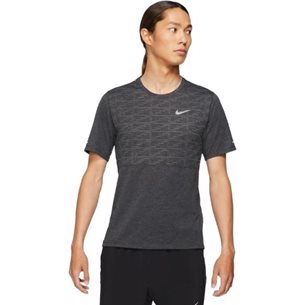 Nike Dri-Fit Run Division Mile Tee Black Heather/Re - T-Shirt, Herren